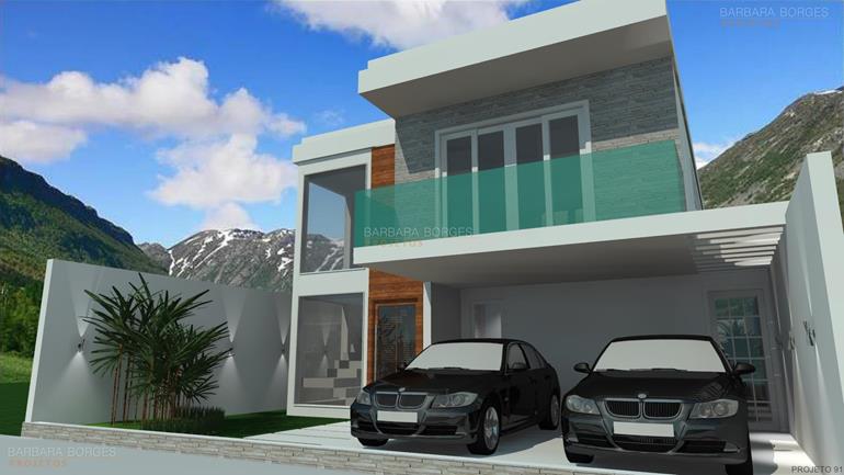 Projeto de Casa com Fachada de 10 x 30