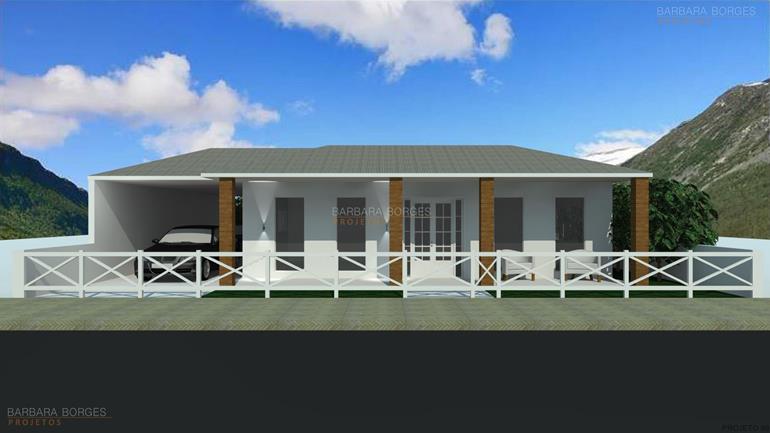 Casas Fachada Tijolo Vista