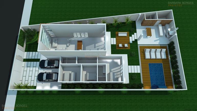 Planta Casa Terrea Escritorio