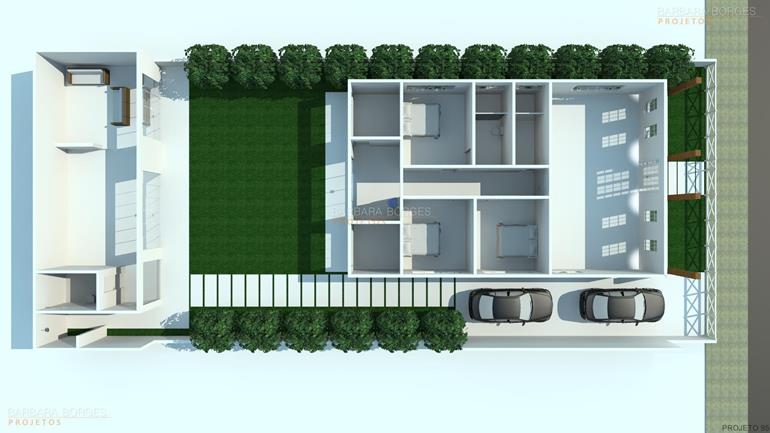 Planta Sobrado Terreno Esquina