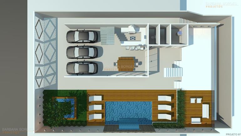 Plantas Casas Terrenos Pequenos