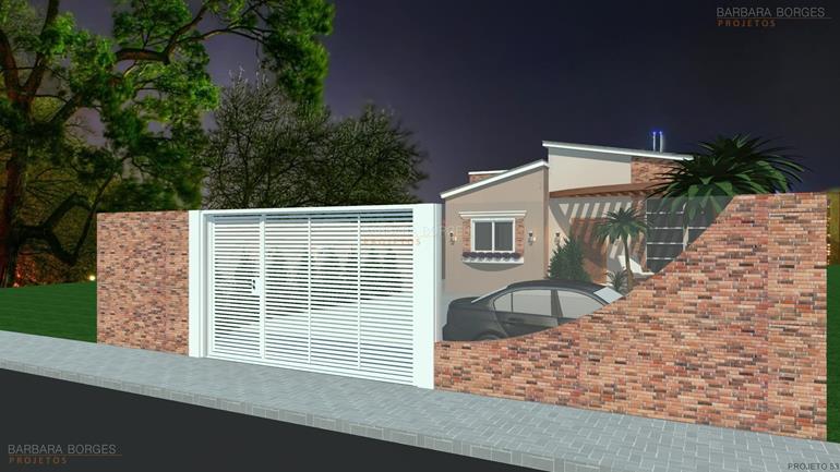 revestimento de parede interna Casa Terrea terreno 10 20 metros