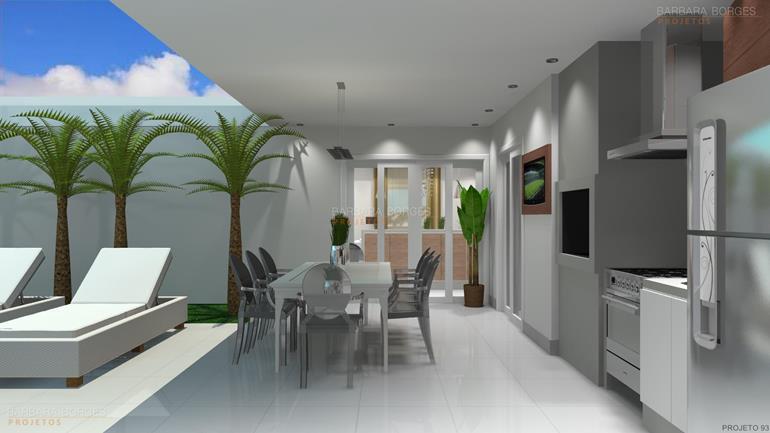 moveis planejados para cozinha pequena Casa churrasqueira