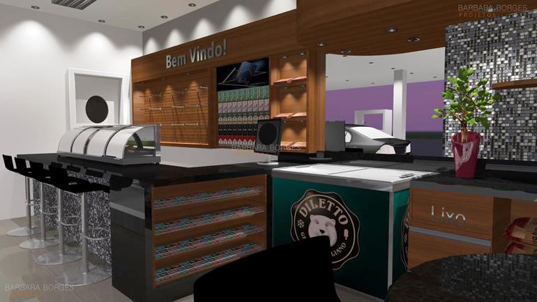 planejados moveis Fachadas Lojas