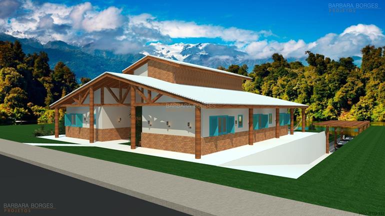 modelo de casa com 3 quartos casas varanda