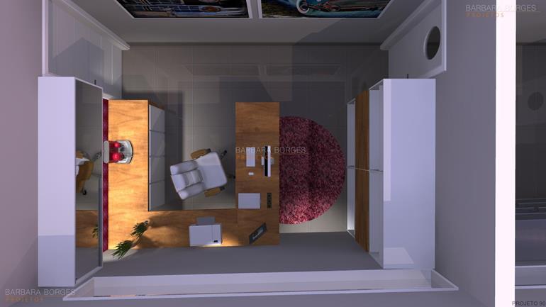 decoração de sacada projeto comercial